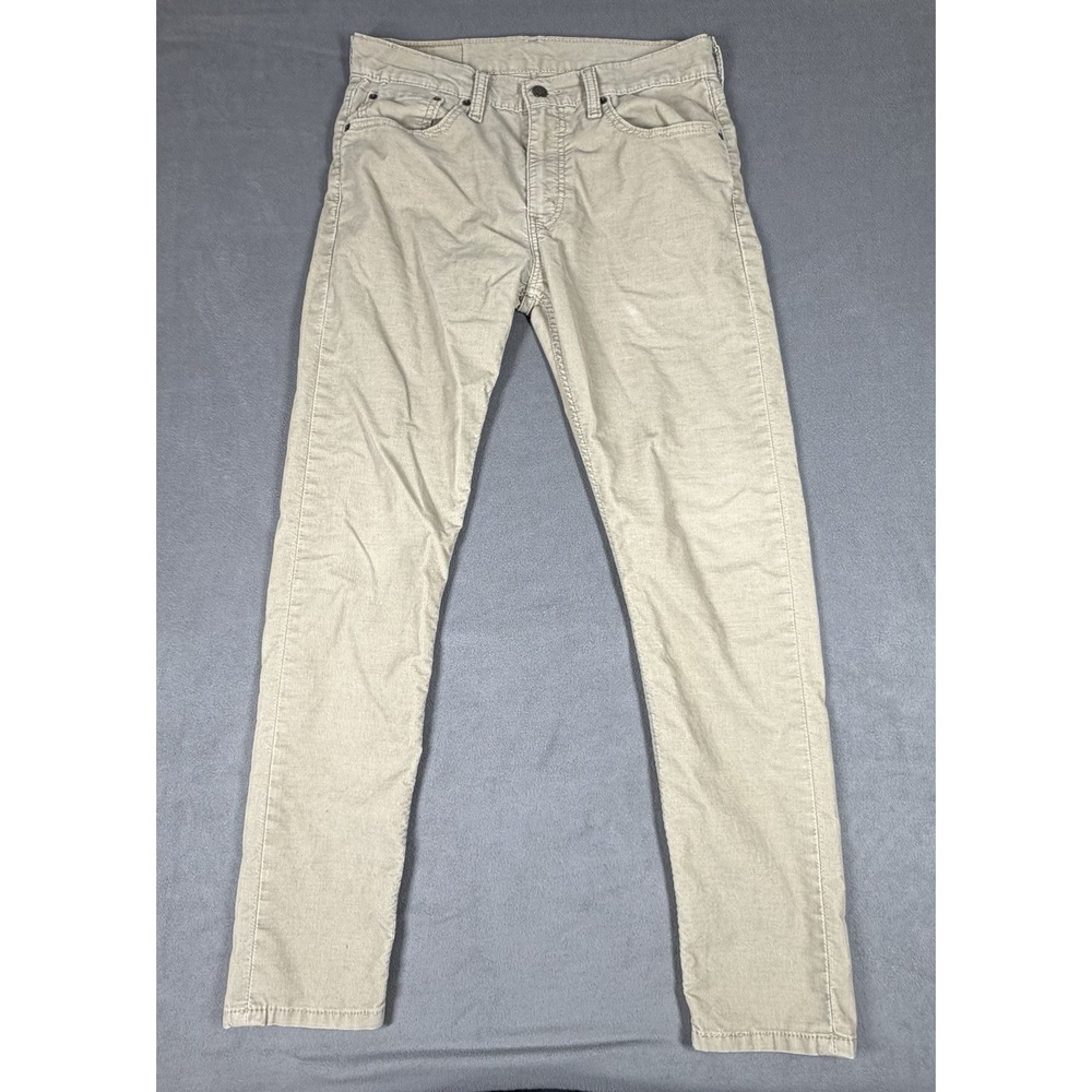 Levi's 512 Slim Taper Brown Corduroy Pants Mens 30 x 29 Pre-owned Casual